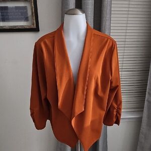 Elegant Women's Orange Blazer
